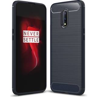 Carbon Flex OnePlus 7 cover - Blå