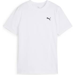 PUMA WARDROBE ESS Tee Youth, Clothing, White, 7-8Y