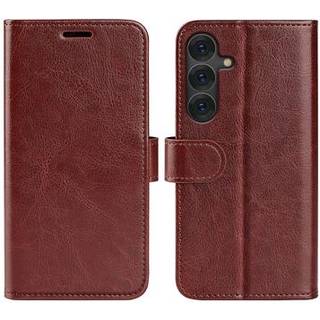 Samsung Galaxy S25 Pung Taske med Magnetisk Lukning - Brun