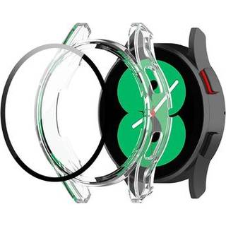 Samsung Galaxy Watch FE Plastikcover med Skærmbeskyttelse Hærdet Glas - 40mm - Klar