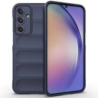 Samsung Galaxy M35 Rugged TPU Cover - Mørkeblå