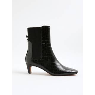 River Island River Island Black Low Heel Ankle Boots