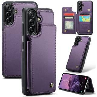 Samsung Galaxy A56 Caseme C22-etui RFID-kortpung - lilla