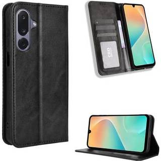 Samsung Galaxy M36 Retro Pung Taske med Magnetisk Lukning - Sort