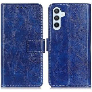 Samsung Galaxy S24 FE Pung med Magnetisk Lukning - mørkeblå