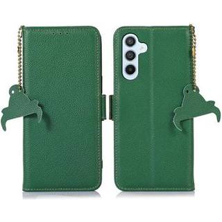 Samsung Galaxy A56 Læderpung med RFID - Grøn