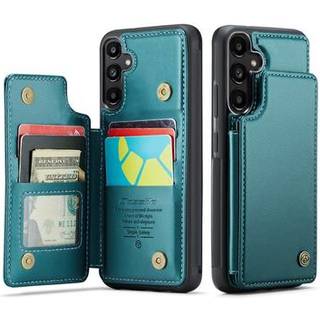 Samsung Galaxy A36 Caseme C22-etui RFID-kortpung - grøn