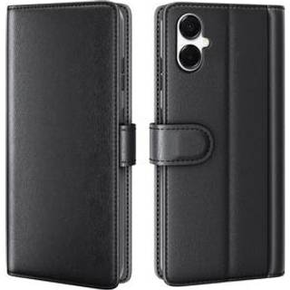 Samsung Galaxy A06 5G Læderpung med Stativ - Sort