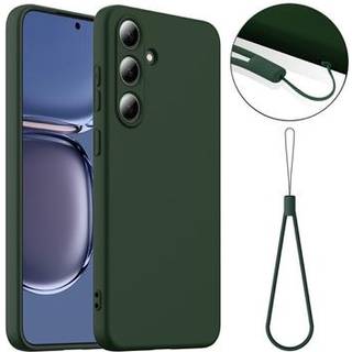 Samsung Galaxy S25+ Liquid Silikone Cover - MagSafe Kompatibel - Mørkegrøn