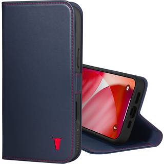 iPhone 17 Leather Case (MagSafe Charging) - Navy Blue