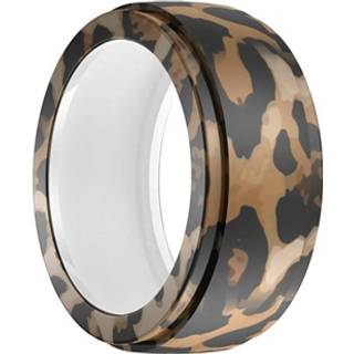Samsung Galaxy Ring Anti-ridse silikone cover - Størrelse: 10/11/12/13 - Leopard print