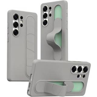 Samsung Galaxy S25 Ultra Smart hybrid cover med stående greb - Titaniumgrå