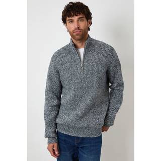 Threadbare Threadbare strikket trøje med kvart lynlås