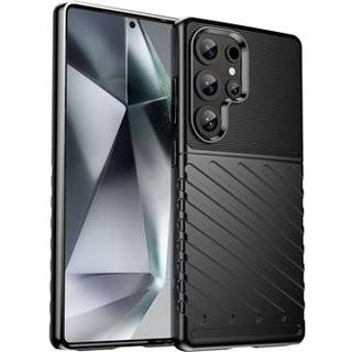 Samsung Galaxy S25 Ultra Thunder Series TPU Cover - Sort