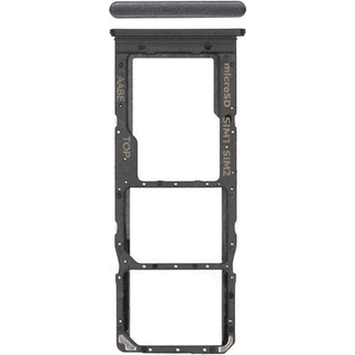 Samsung Galaxy A12 simkortholder- Sort