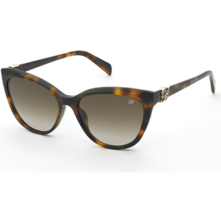 Blumarine Kvinde SBM900 752 Solbriller Acetat Havana Brun Sommerfugl Normal Nuanceret