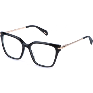 Police Kvinde VPLT04 0700 Optiske stel Acetat Sort Sommerfugl