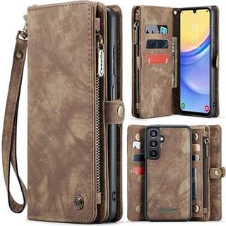 Samsung Galaxy A16 5G Caseme 008 2-i-1 Multifunktionel Pung - Brun
