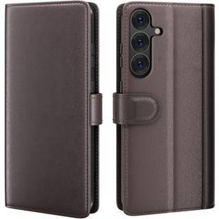 Samsung Galaxy S25 Læderpung med Stativ - Brun