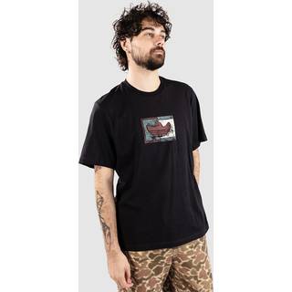 SHMOOHAUS T-SHIRT - Black / Shadow Red - L
