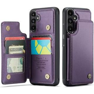 Samsung Galaxy A36 Caseme C22-etui RFID-kortpung - lilla