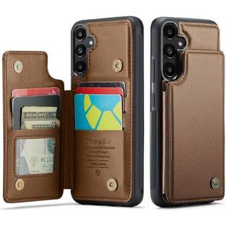 Samsung Galaxy A36 Caseme C22-etui RFID-kortpung - brun
