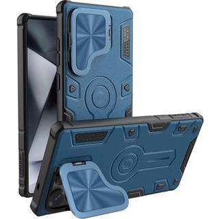 Samsung Galaxy S25 Ultra Nillkin CamShield Armor Prop Hybrid Cover - MagSafe-kompatibel - Blå
