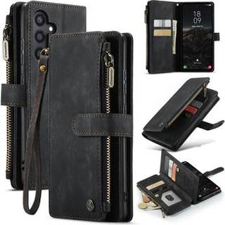 Samsung Galaxy S25 Caseme C30 Multifunktionel Pung - Sort