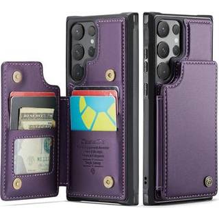 Samsung Galaxy S25 Ultra Caseme C22-etui RFID-kortpung - lilla