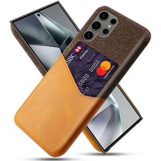 Samsung Galaxy S25 Ultra KSQ Cover med Kortholder - Orange
