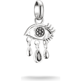 Thomas Sabo Charm - Wednesday schwarze Tränen - CC1319-643-11 - silber