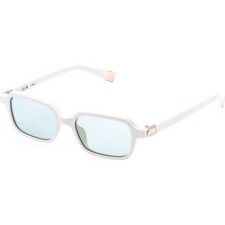 Furla Kvinde SFU971 0847 Solbriller Acetat Hvid Grøn Firkantet Normal