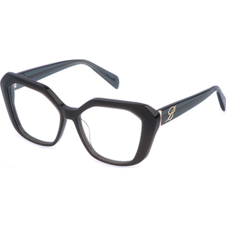 Blumarine Kvinde VBM877 06A5 Optiske stel Acetat Grå Geometrisk