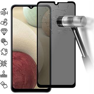 Samsung Galaxy S25 FE Privacy Full Cover Skærmbeskytter Hærdet Glas - Sort Kant