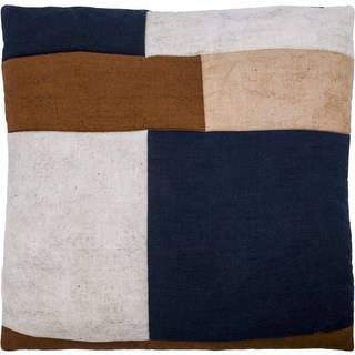 House Doctor Patch pudebetræk 50x50 cm Sort-sand-brun