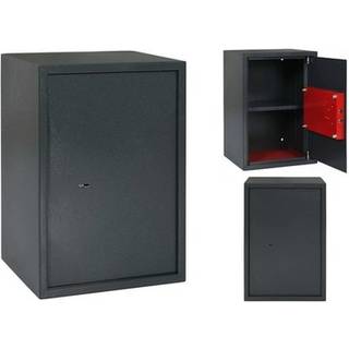 Skab med lås Grå 31 x 35 x 50 cm Stål
