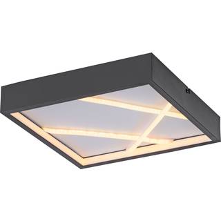 JUST LIGHT. GmbH LED loftslampe Mikado, dæmpbar, Sort, Stue/spisestue, Metal, Moderne