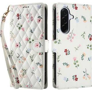 Samsung Galaxy A17/A26 Rhombisk Blomsterpung - Roser