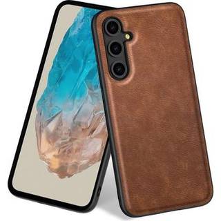 Samsung Galaxy M35 Dækket Hybrid Cover - Brun