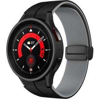 Samsung Galaxy Watch 6, 6 Classic Urrem - Sort/Gråt