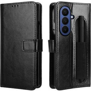 Samsung Galaxy Z Fold7 Pung Etui med Stativ - sort