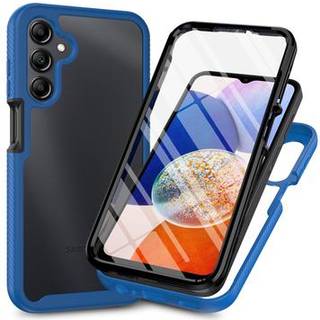 Samsung Galaxy A17 360 Beskyttelse Cover - Blå / Klar