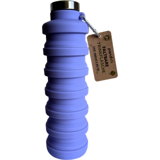 Pandoo - foldebar silikone drikkeflaske - lilla