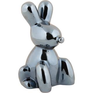 Statue Balloon Bunny 9x15cm keramik sort