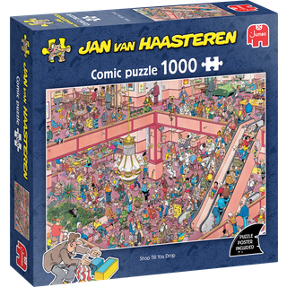 Genoptrykt Puslespil af JVH "Shop Till You Drop" 1000 Brikker