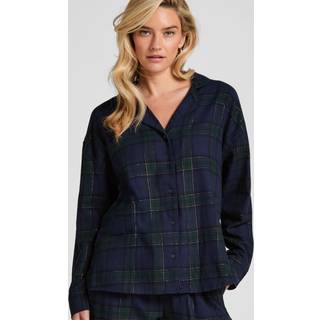 Hunkemöller natskjorte, blå, Størrelse: M, Dame