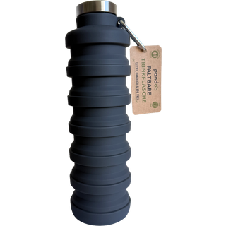 Pandoo - foldebar silikone drikkeflaske - grå