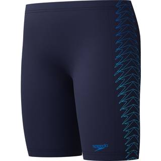 Boys Plastisol Placement Jammer Navy
