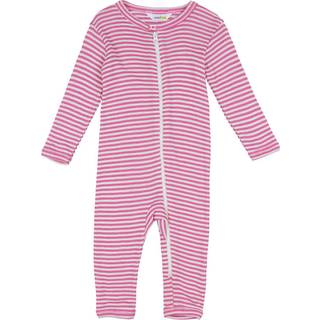 Joha Ulddragt Pink Striber Merinould/silke - Str. 90cm (86/92cm)