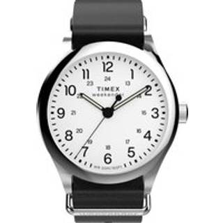 Timex Weekender Quartz White Dial Leather Strap Men's Watch TW2Y35900